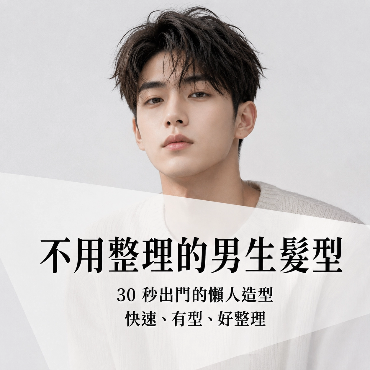 不用整理的男生髮型