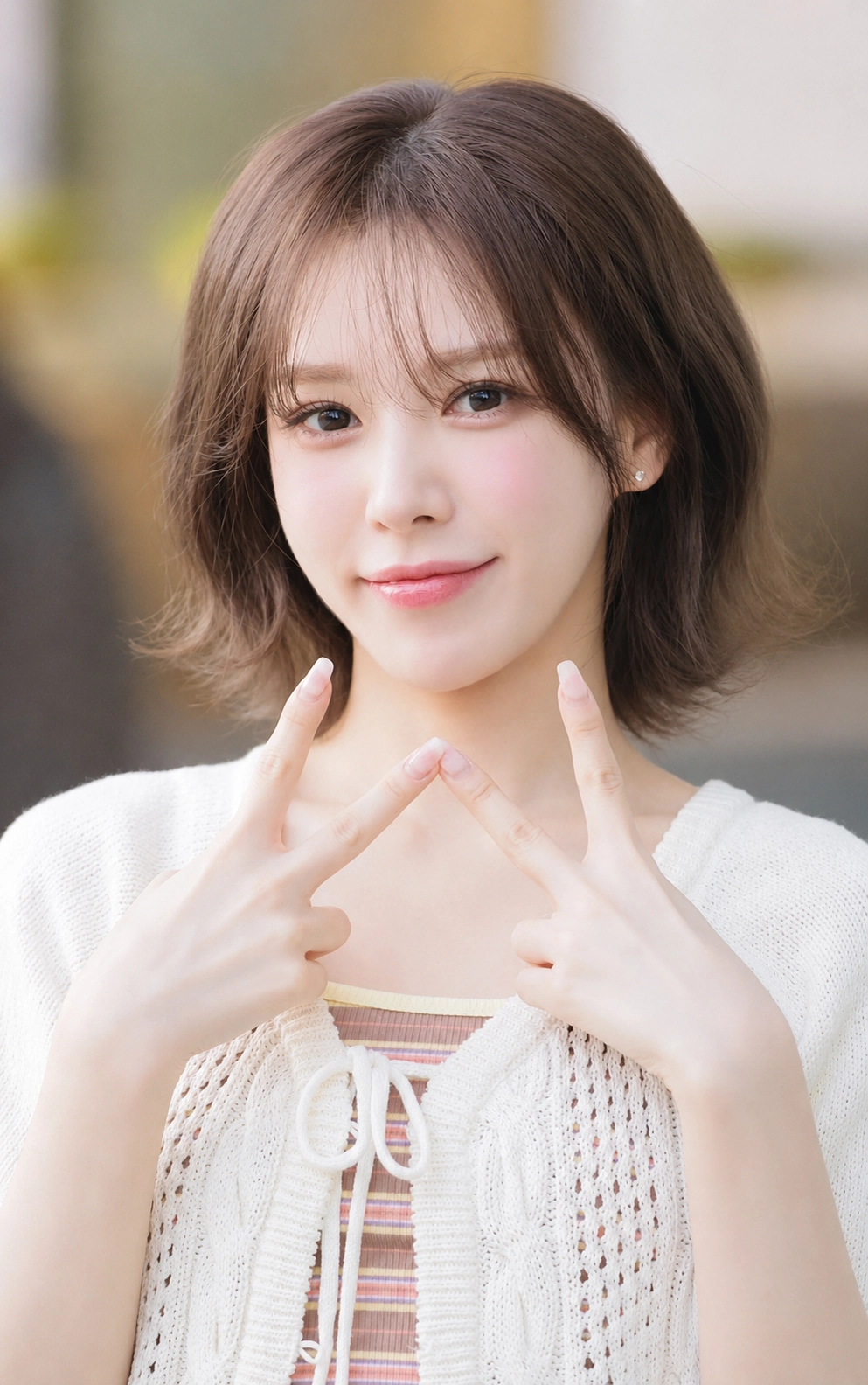 女生髮型推薦 03：空氣感中長鮑伯頭